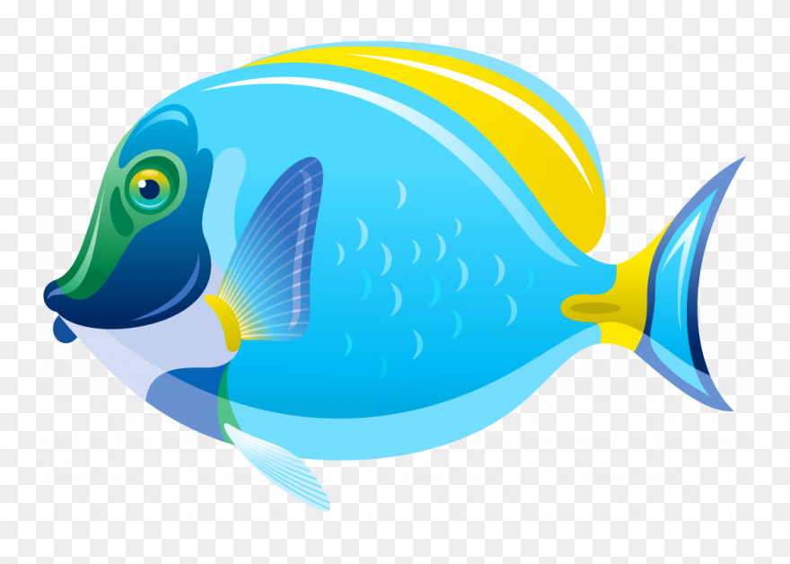 Fish In Pan Clipart Svg Free Fish Clip Art For Kids - Transparent Background Fish Clipart - Png Download
