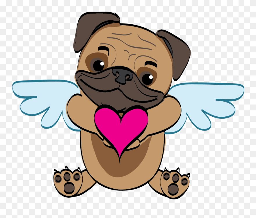 Dog Looking Up Clipart Picture Black And White Weekly - Cupid Clipart - Png Download