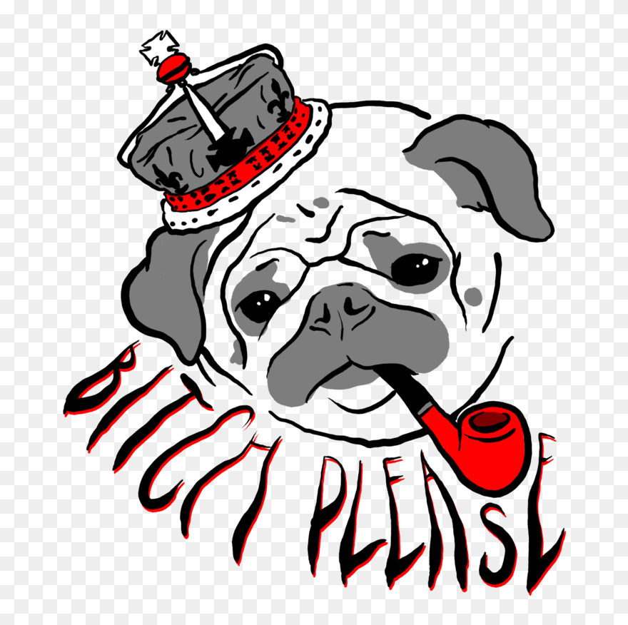 Pug Life Transparent Background - Anime Pug Life Cute Clipart