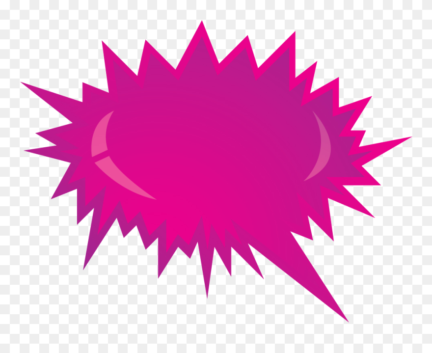 Pink Explosion Clipart - Png Download