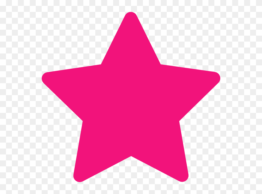 Pink Star Clipart Picture Freeuse Download Pink Star - Clipart Pink Star - Png Download