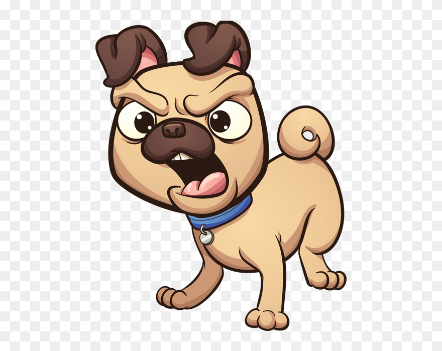 Pug Emoji & Stickers Messages Sticker-6 - Dog Barking Clipart Png Transparent Png