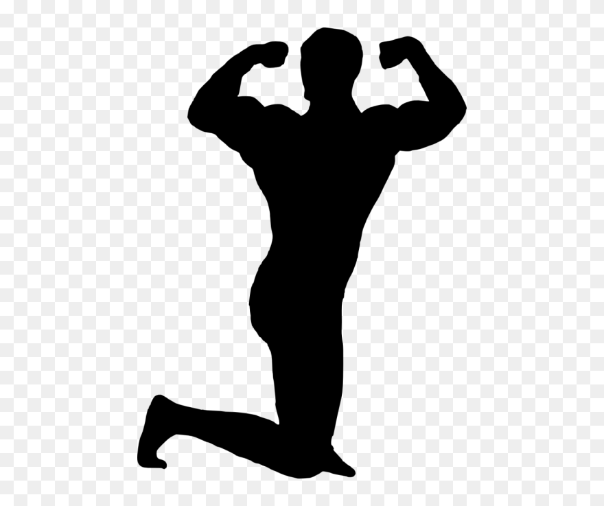 Mitch Muscle Man Sorenstein Human Body Bodybuilding - Faith People Silhouette Png Clipart