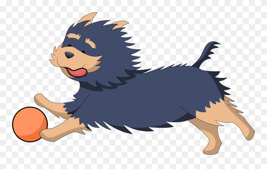 Pug Clipart Public Domain - Yorkshire Terrier - Png Download