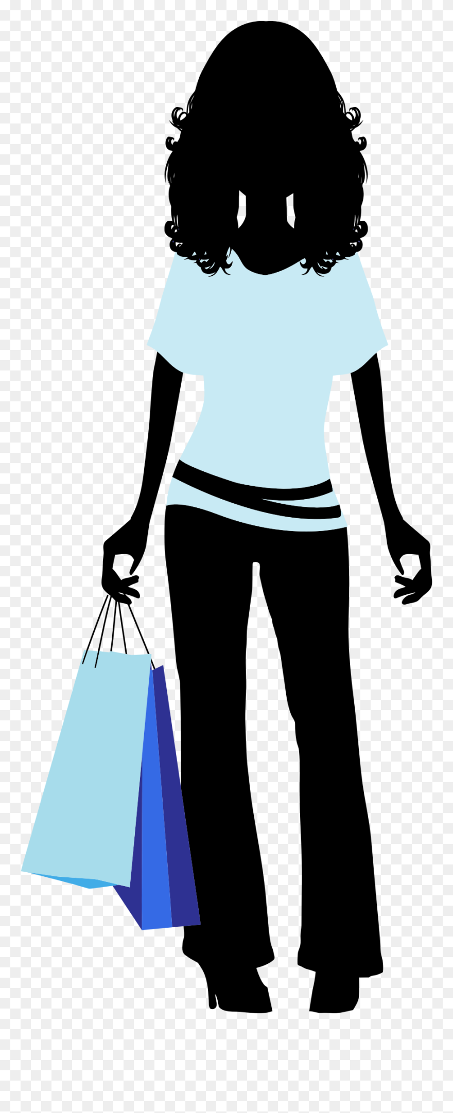 Woman With Apple Clipart Png Library Stock Shopping - Shopping Icon Png Free Transparent Png