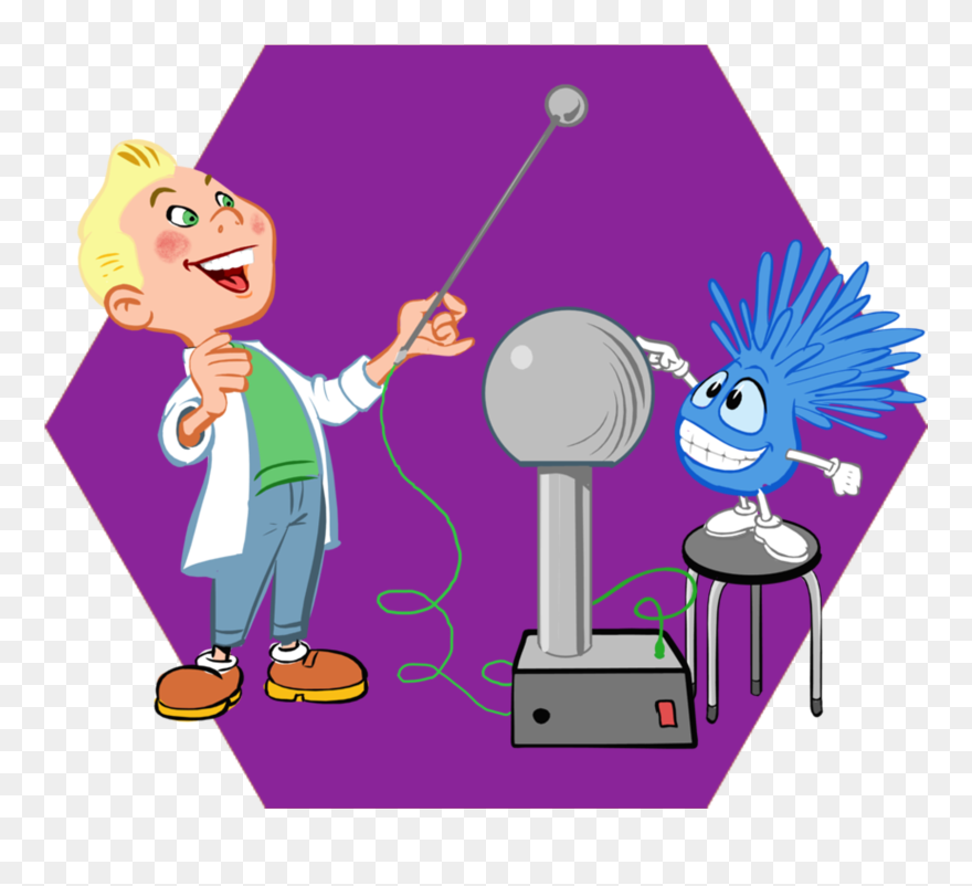 Electricity And Magnetism Cartoon Clipart