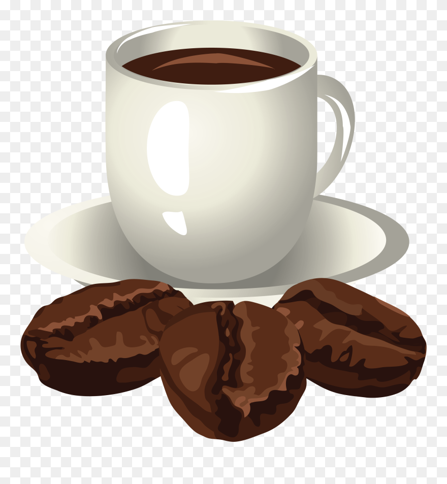Coffee Cup Cappuccino Tea Clip Art - Clipart Picture Of Coffee - Png Download