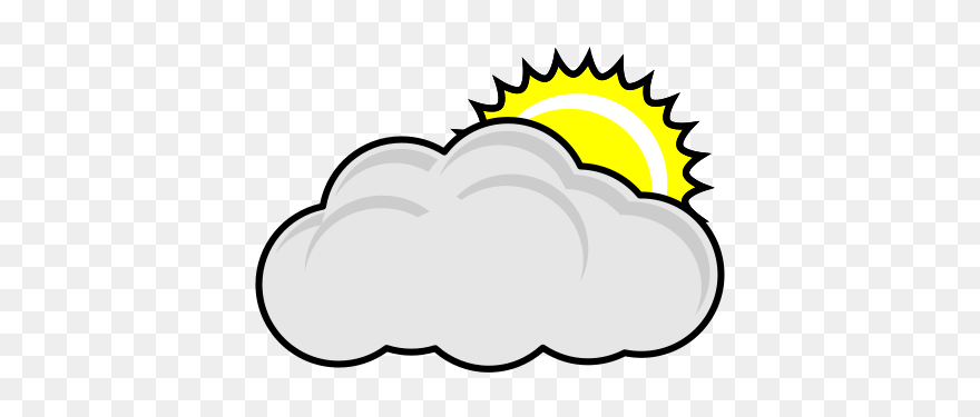 Cloudy - Cloudy Clip Art - Png Download