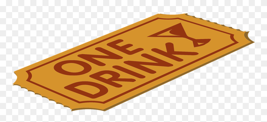 Drink Ticket Clip Art - Drink Ticket Png Transparent Png
