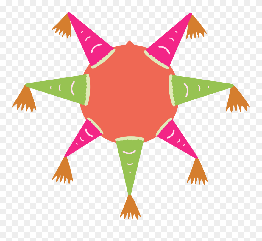 Pinata Clipart Fiesta, Picture - Transparent Mexican Pinata Clipart - Png Download