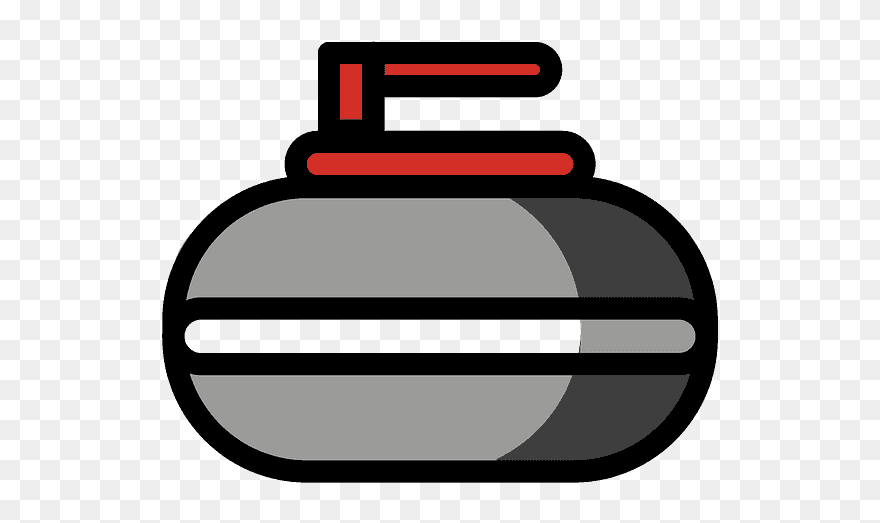 Curling Stone Emoji Clipart - Png Download