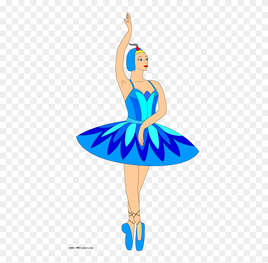 Tutu Ballet Dancer Drawing Clip Art - Ballerina Colored Png Transparent Png