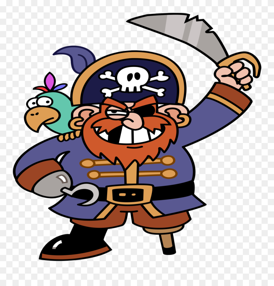 International Talk Like A Pirate Day - Cartoon Pirate Transparent Background Clipart