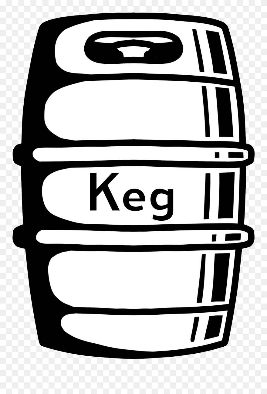 Clipart Beer Keg - Png Download