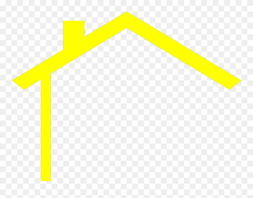 Vector House Outline Clipart - Png Download