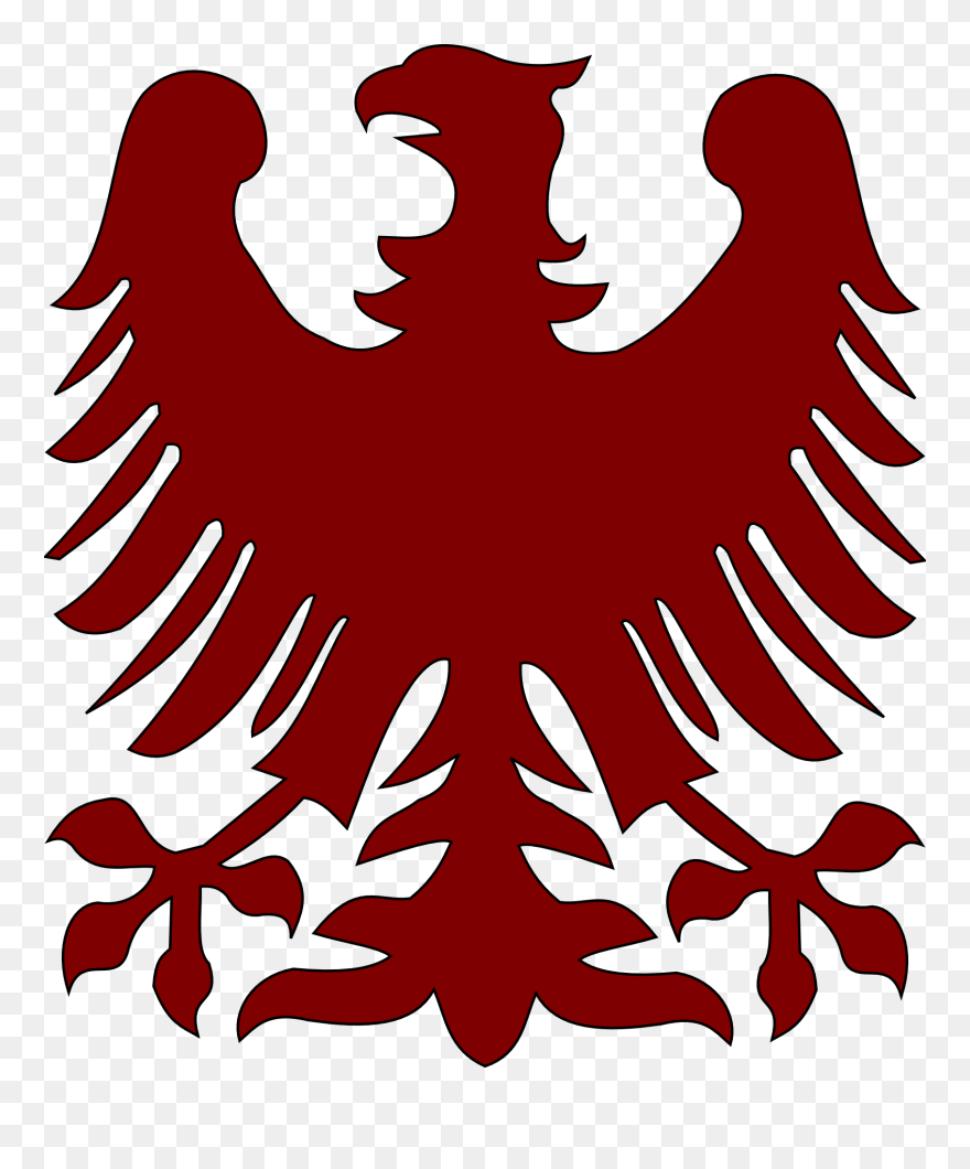 Eagle Silhouette Coat Of Arms Clipart