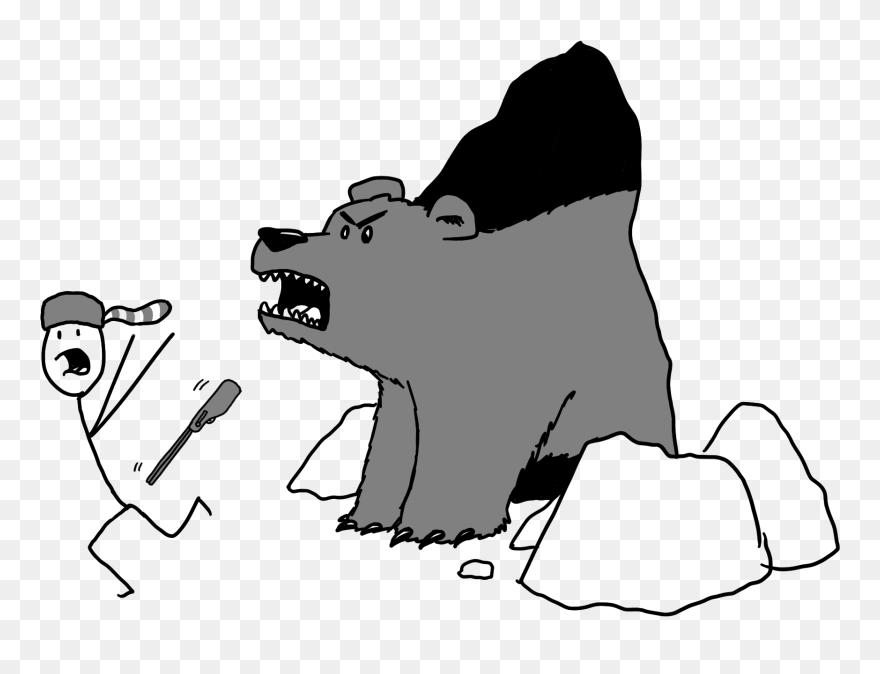 Drawn Cliff Cliff Jumping - Cartoon Clipart