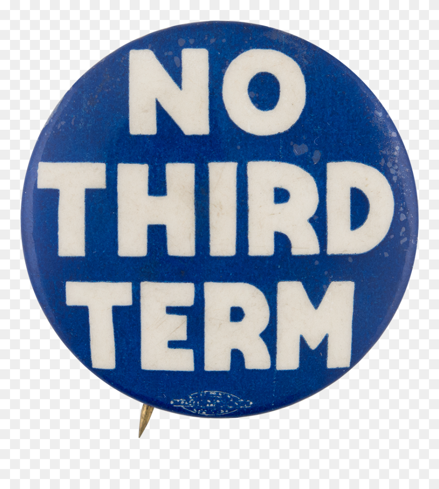 No Third Term Blue - Circle Clipart