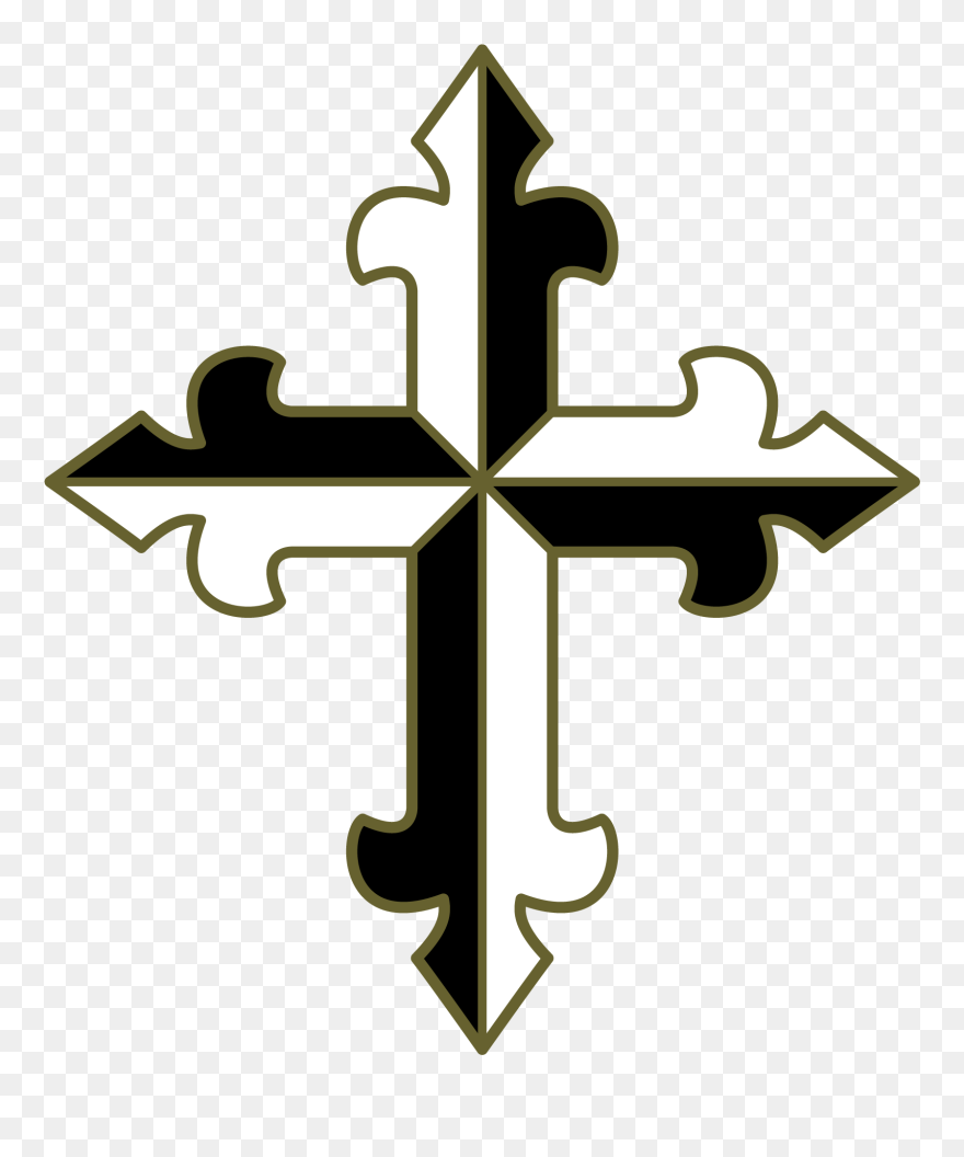 Logo Dominican Cross Clipart