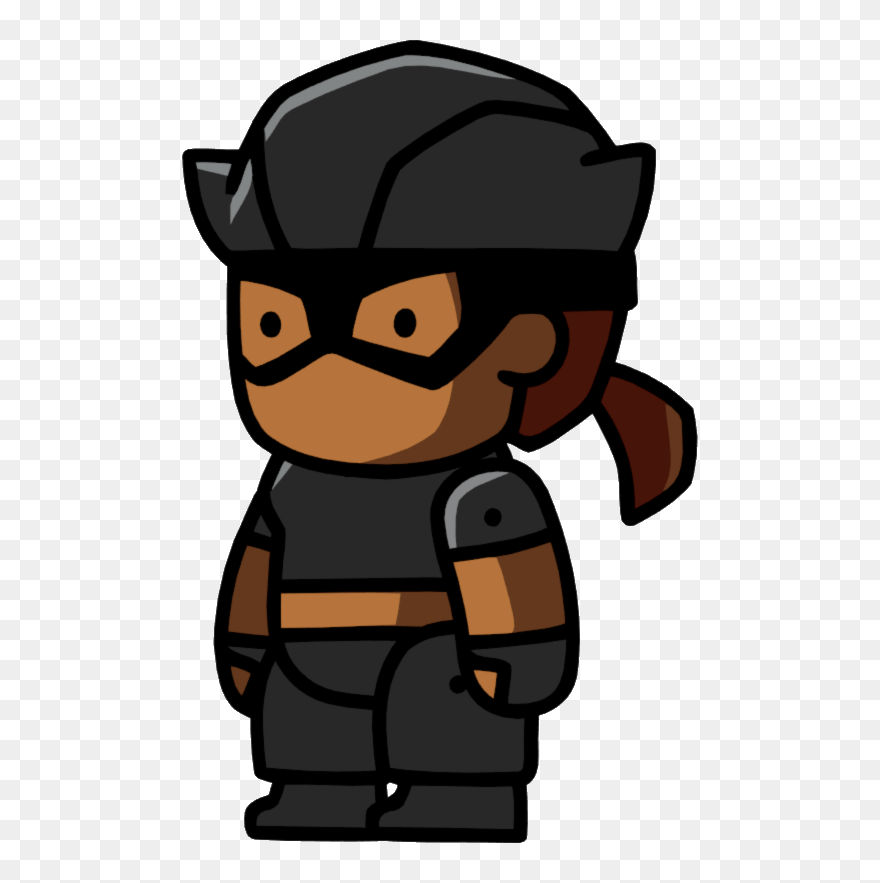 Scribblenauts Female Thief - Robber Png Scribblenauts Clipart