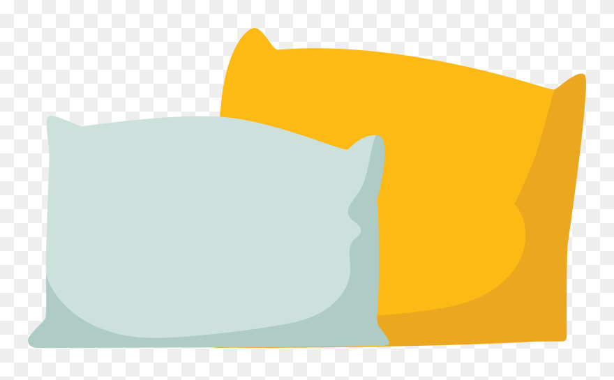 Pillow Clipart Sleeping Bag Pillow, Pillow Sleeping - Clipart Cartoon Pillow Png Transparent Png