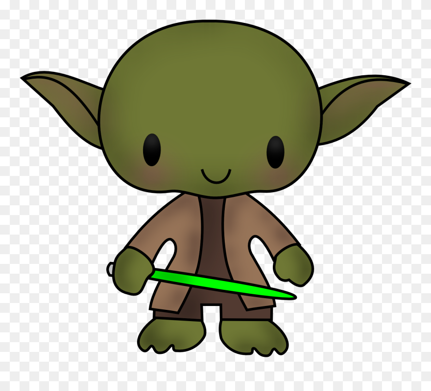 Yoda Clipart Star Wars - Clip Art Star Wars Characters - Png Download
