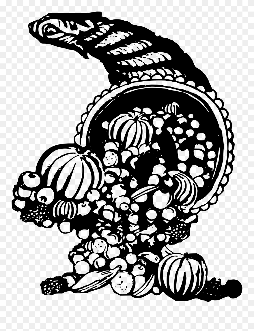 Cornucopia Clipart Public Domain - Png Download