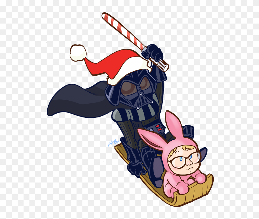 Darth Vader Clipart Christmas, Darth Vader Christmas - Darth Vader Christmas Transparent - Png Download