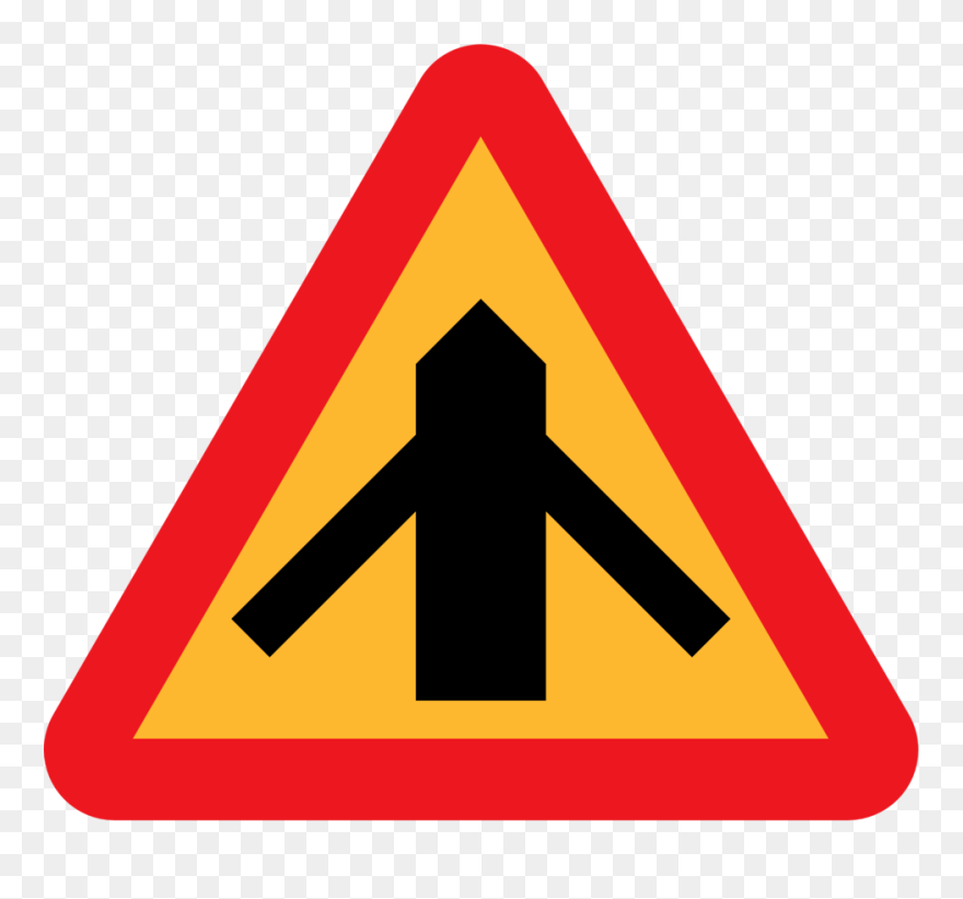 Transparent 9/11 Clipart - Traffic Signs Cross Road - Png Download