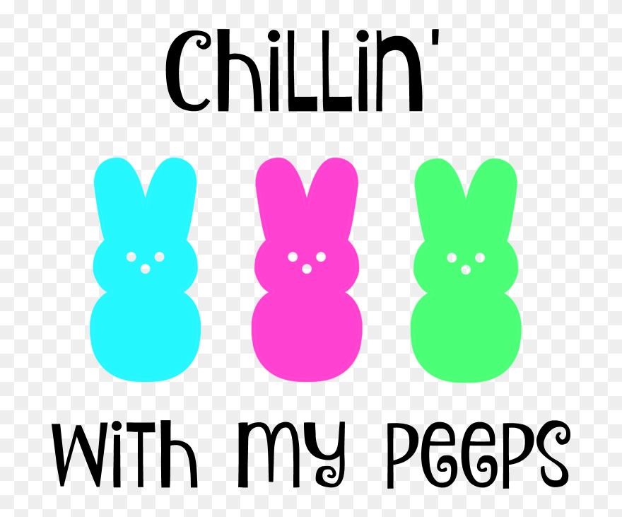 16 Free Easter Svg Cut Files Including Chillin With - Rabbit Clipart