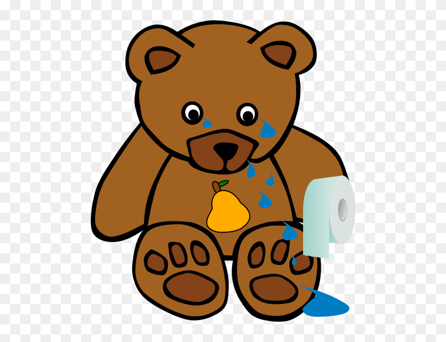 Crying Bear Clipart - Png Download