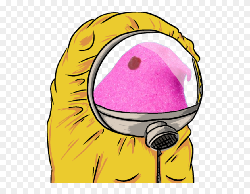 Clip Art Yellow Cartoon Nose Pink Illustration - Hazmat Emote - Png Download