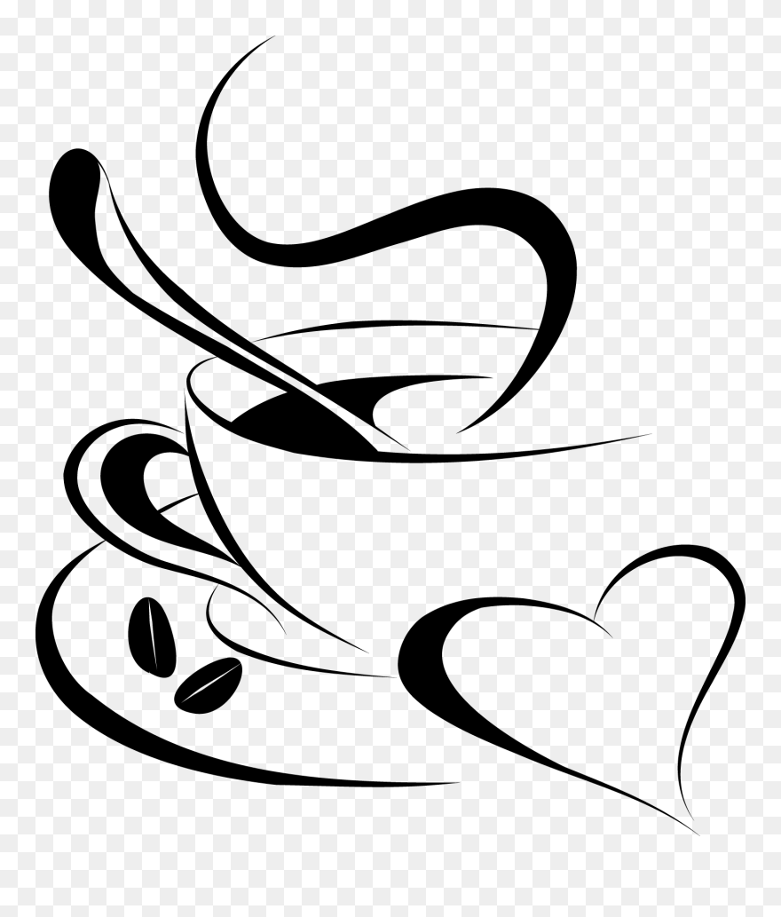 Coffee Silhouette Png Clipart