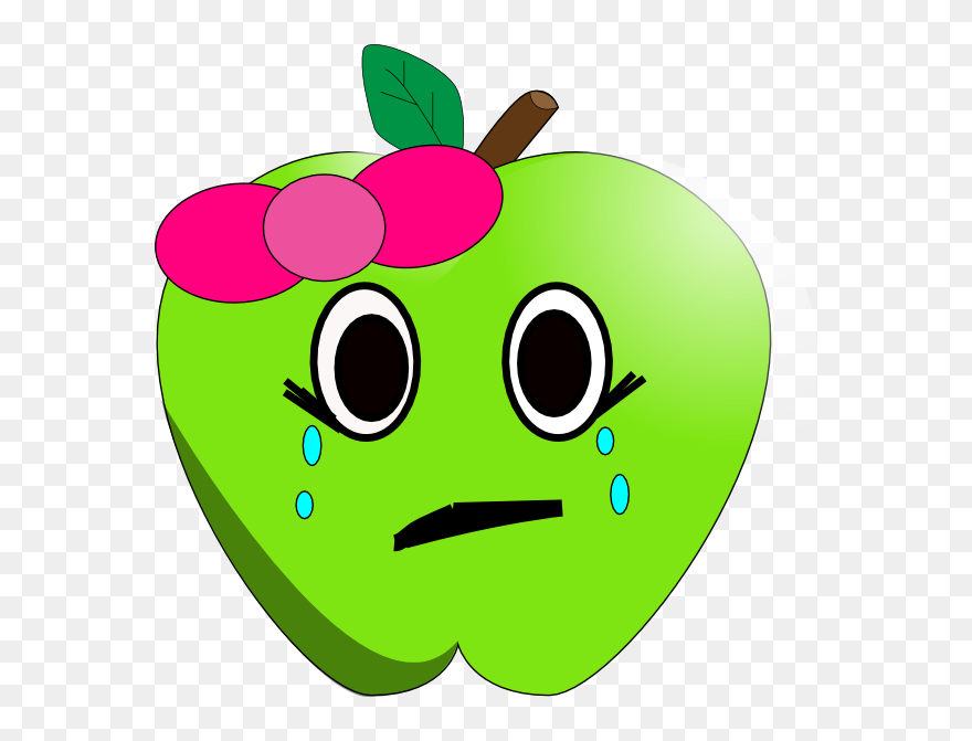 Clip Art Cute Apple - Png Download