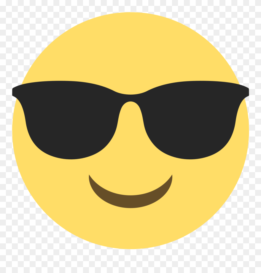 Emoticon Of Blushing Smiley Emojipedia Face Tears Clipart - Sunglasses Face Clipart Png Transparent Png