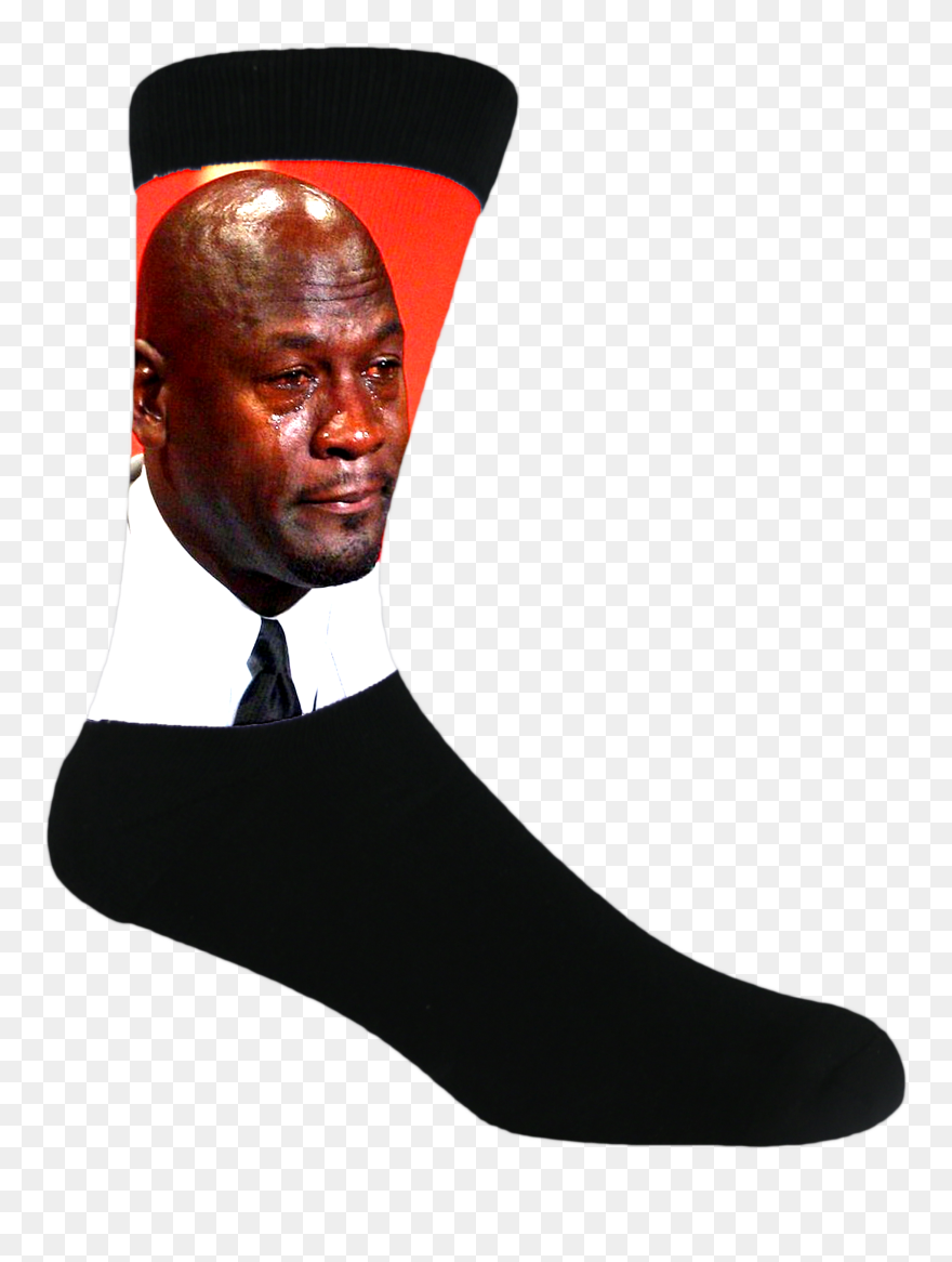 Transparent Micheal Jordan Clip Art - Crying Socks - Png Download