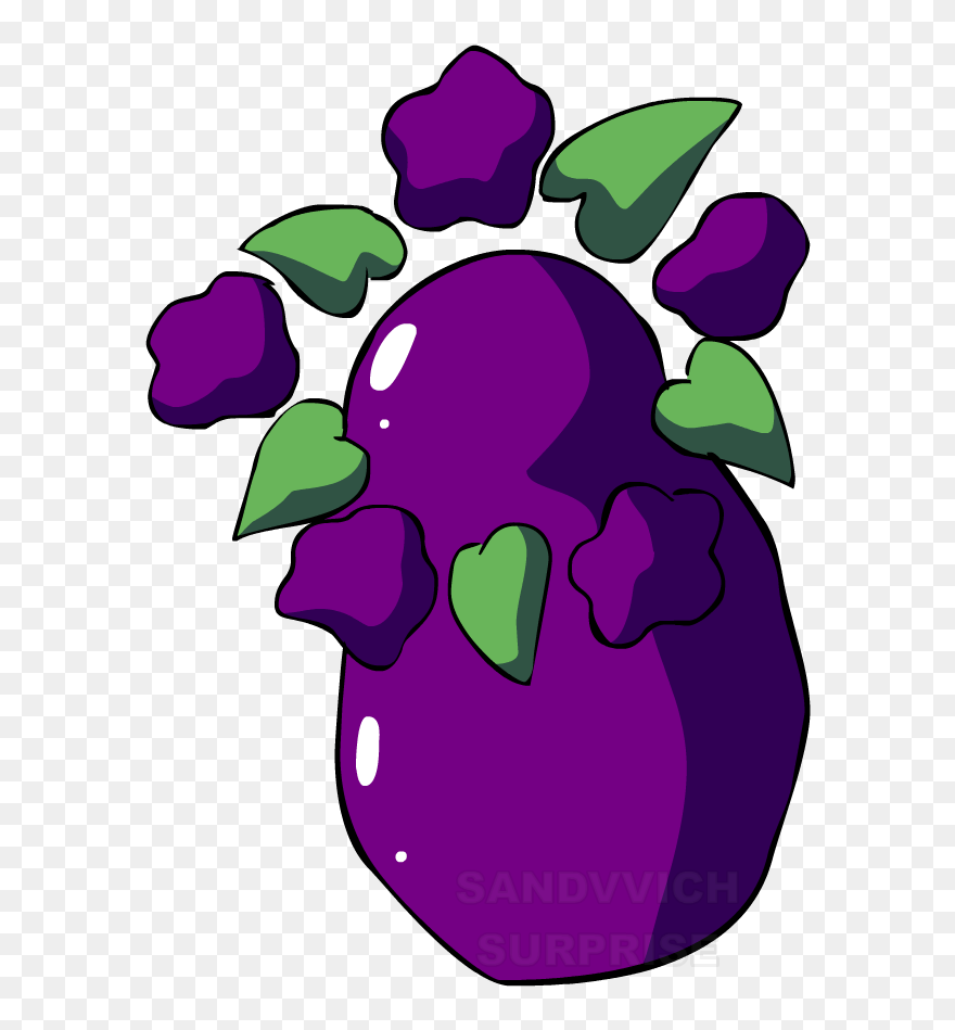 Flying Eggplant By Sandvvich On Clipart Library - Can T Forget The Flying Eggplant - Png Download