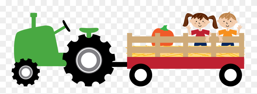 Hayride Autumn Clip Art - Hayride Png Transparent Png