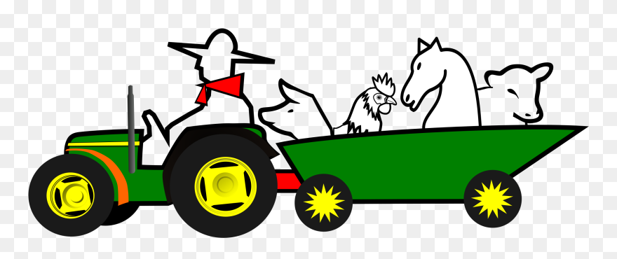 Hayride Clipart Garden - Farmer Working Png Clipart Transparent Png