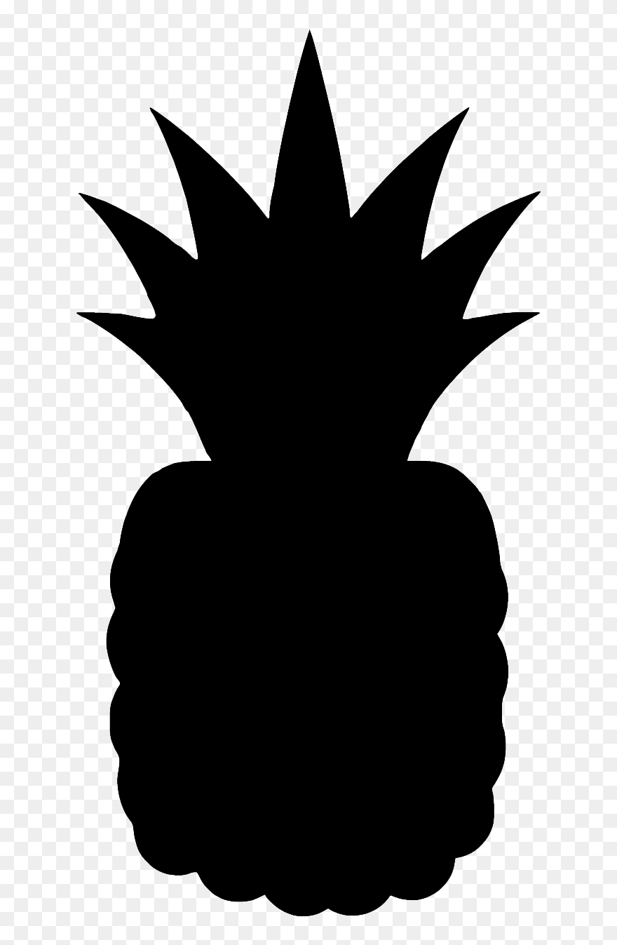 Free Download Transparent Black Pineapple Clipart Pineapple - Pineapple Png Clipart Black