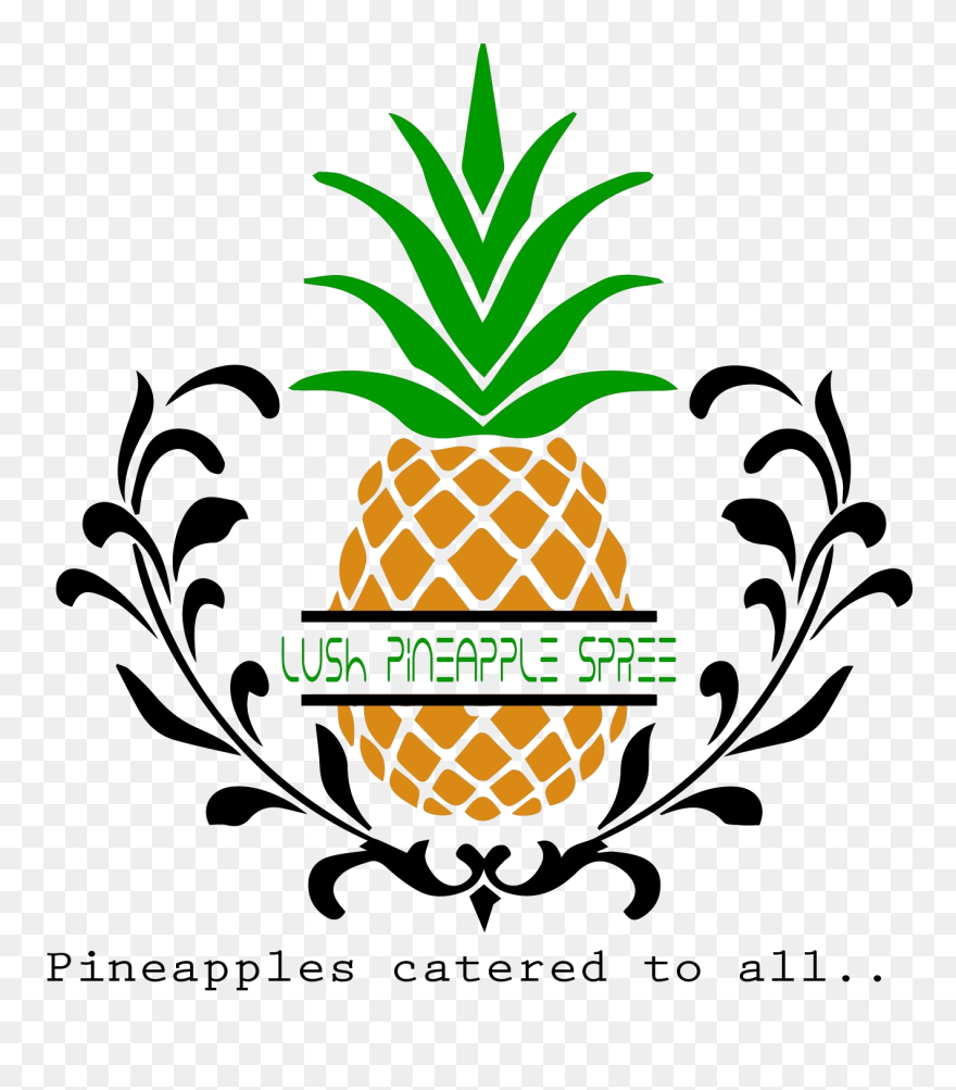 Lush Pineapple Spree Pineapple Clipart Png- - Pineapple Clipart Svg Transparent Png
