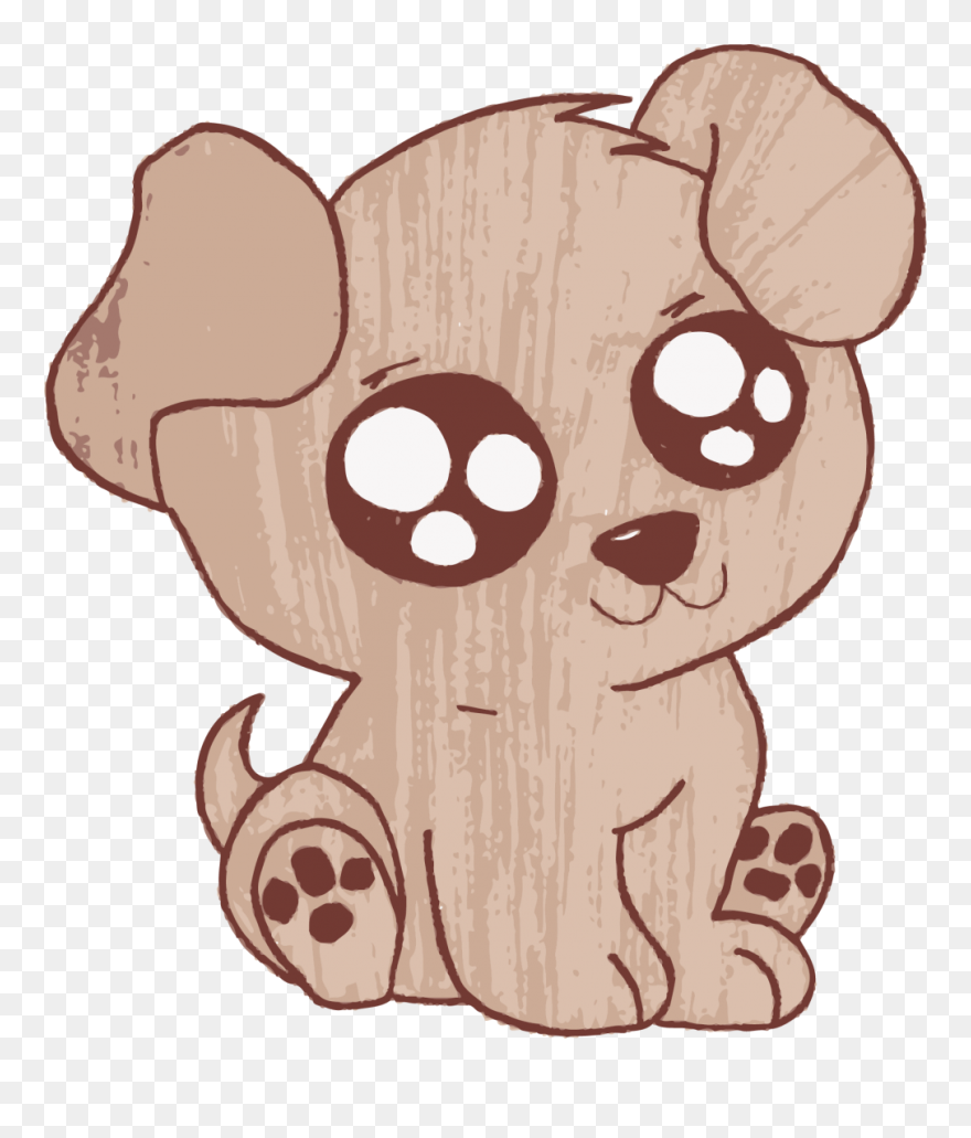 A Cute Puppy Free Images At Vector Clip Art Online - Cute Dog Face Drawing - Png Download