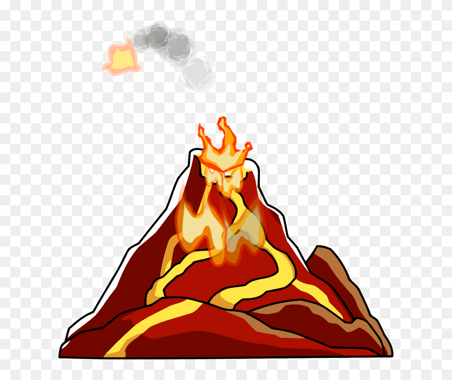Volcano Free Download Png - Transparent Background Volcanoes Png Clipart