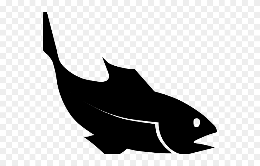 Fish Silhouette Clip Art - Png Download