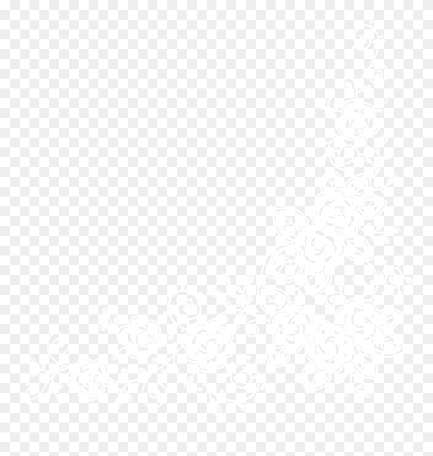 Lace Clipart Corner Lace - Png Download