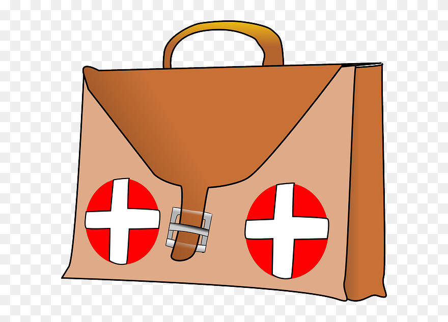 Box, Cartoon, First, Aid, Medicine, Band, Medical, - Animated First Aid Kit Clipart