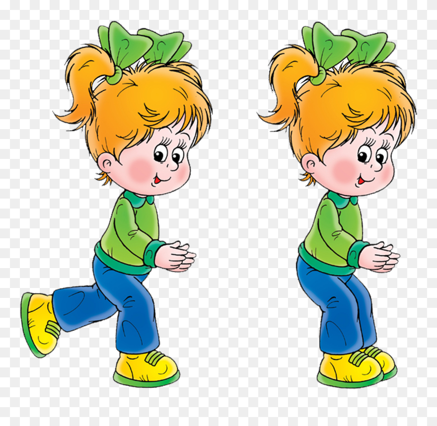 Девочка Бежит Картинки Для Детей Clipart