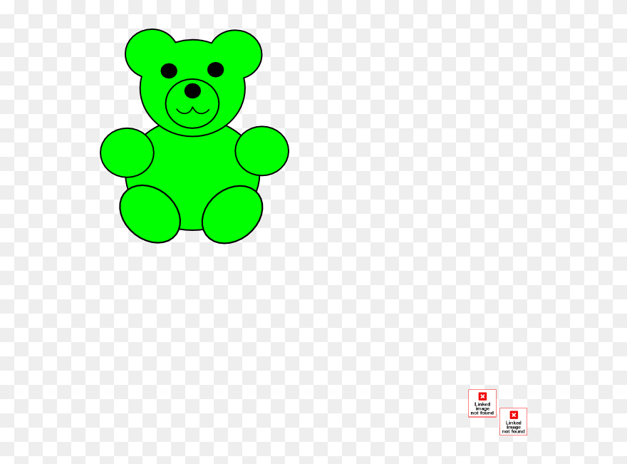 Green Bear Clipart - Png Download