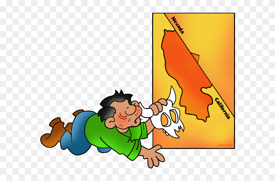 Transparent Clipart Map Of California - Death Valley Cartoon - Png Download