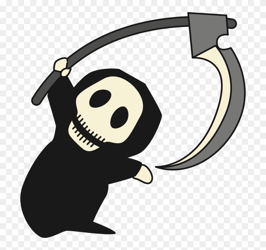 Fictional Character,cartoon,death - Png Grim Reaper Non Copyright Clipart